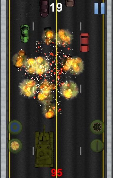 Tank Vs Cars