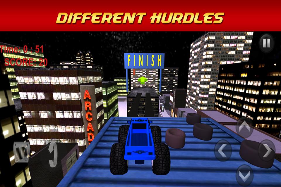 Monster Truck Racing Stunts 3D