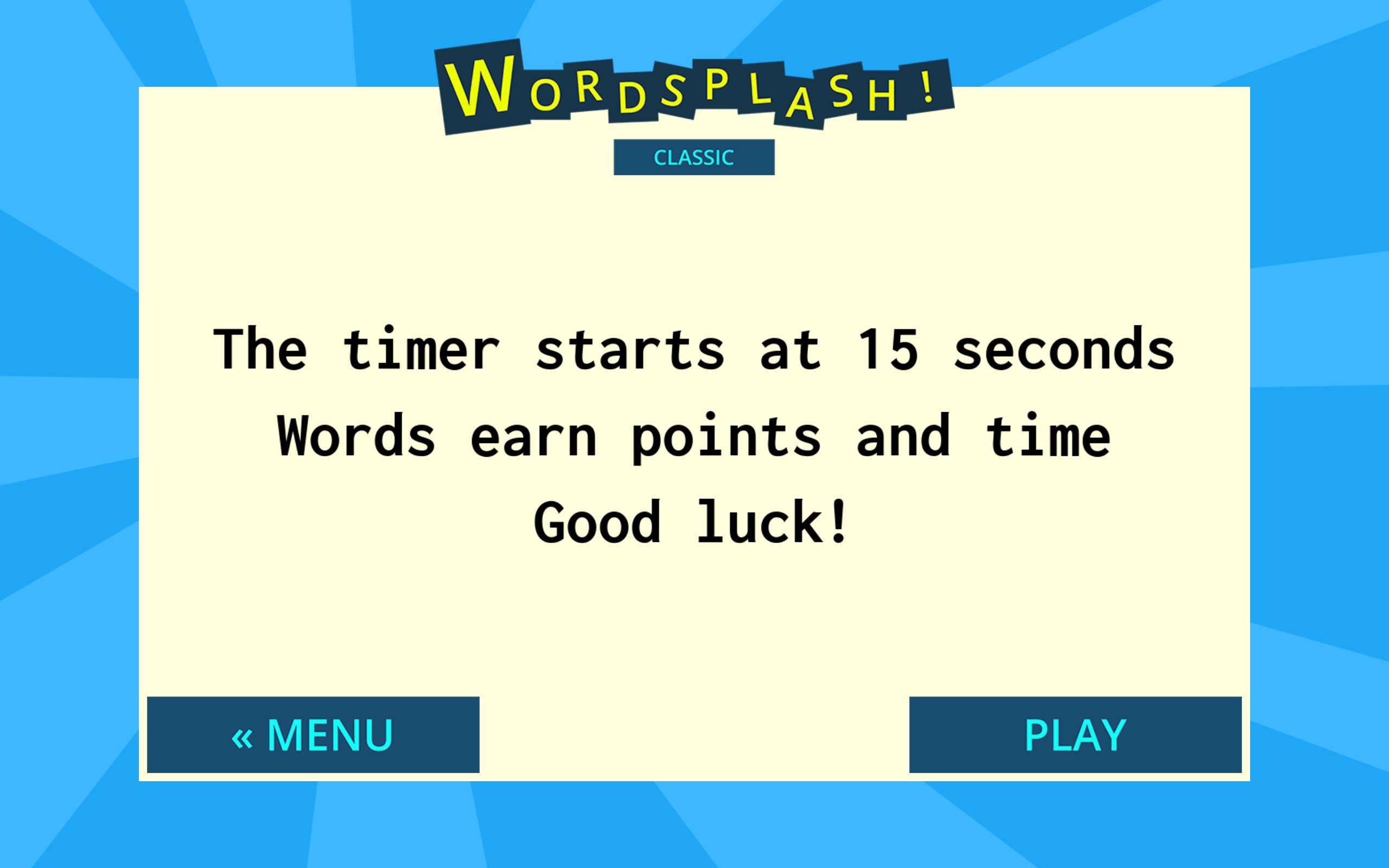 Wordsplash!