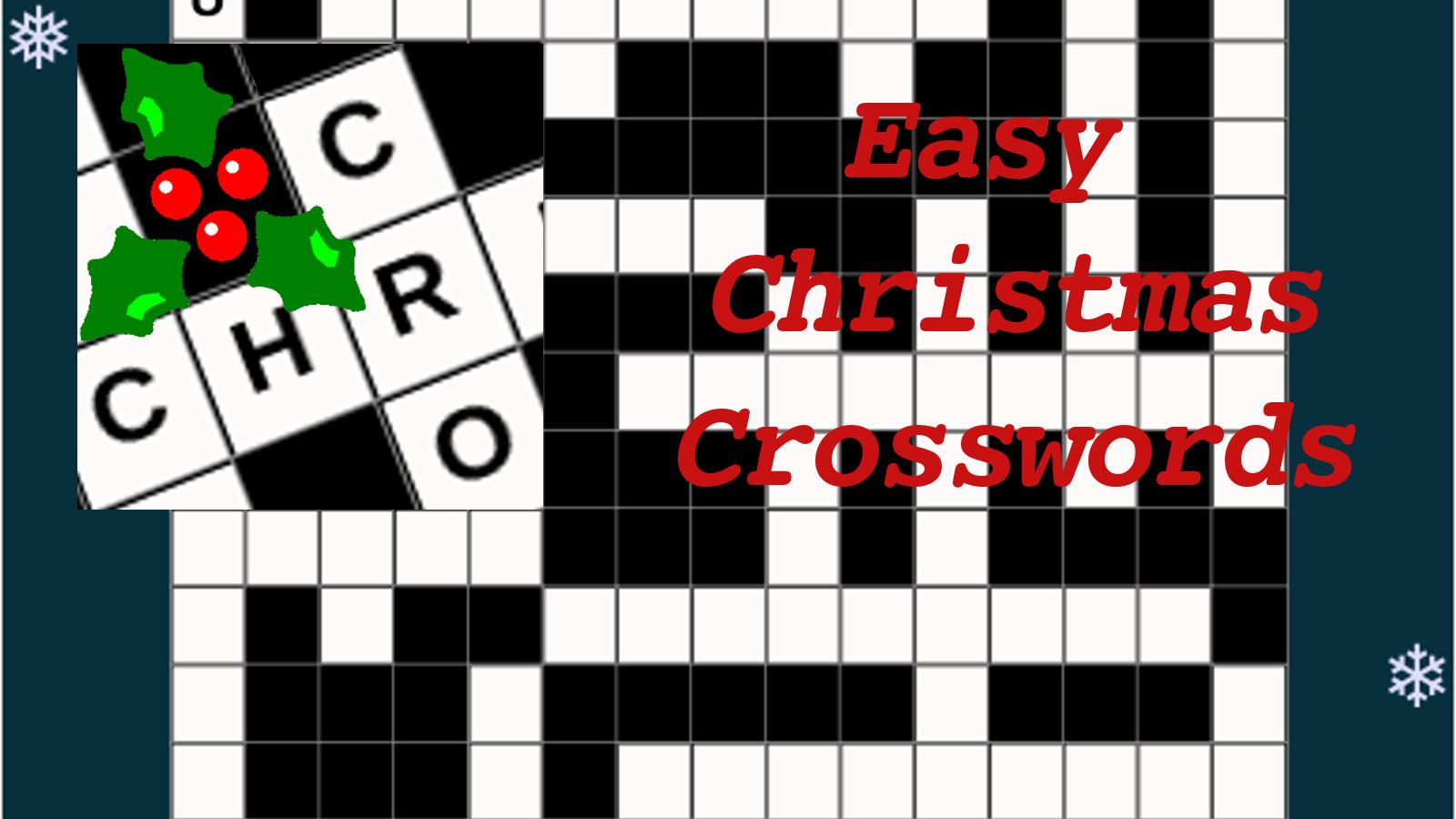 Easy Christmas Crosswords