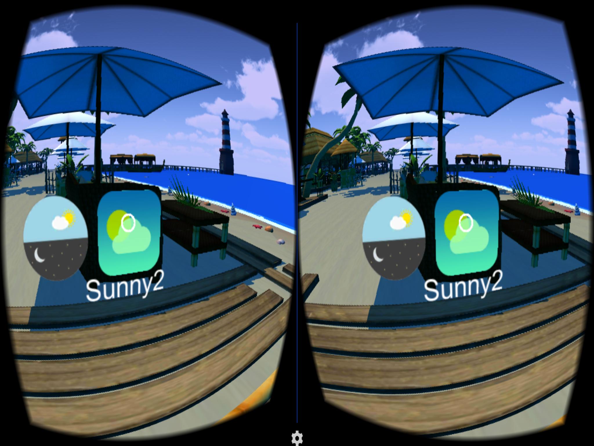 Relax Beach Toon VR Cardboard