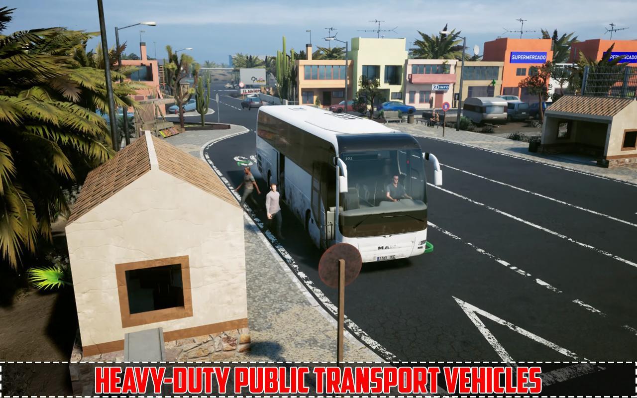 Tourist Bus Off Road Drive Sim