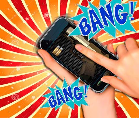 Virtual gun, shoot!