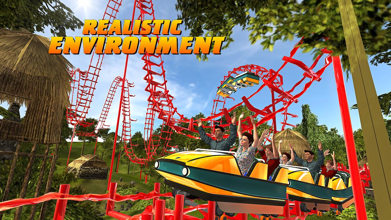 Roller Coaster Crazy Driver 3D