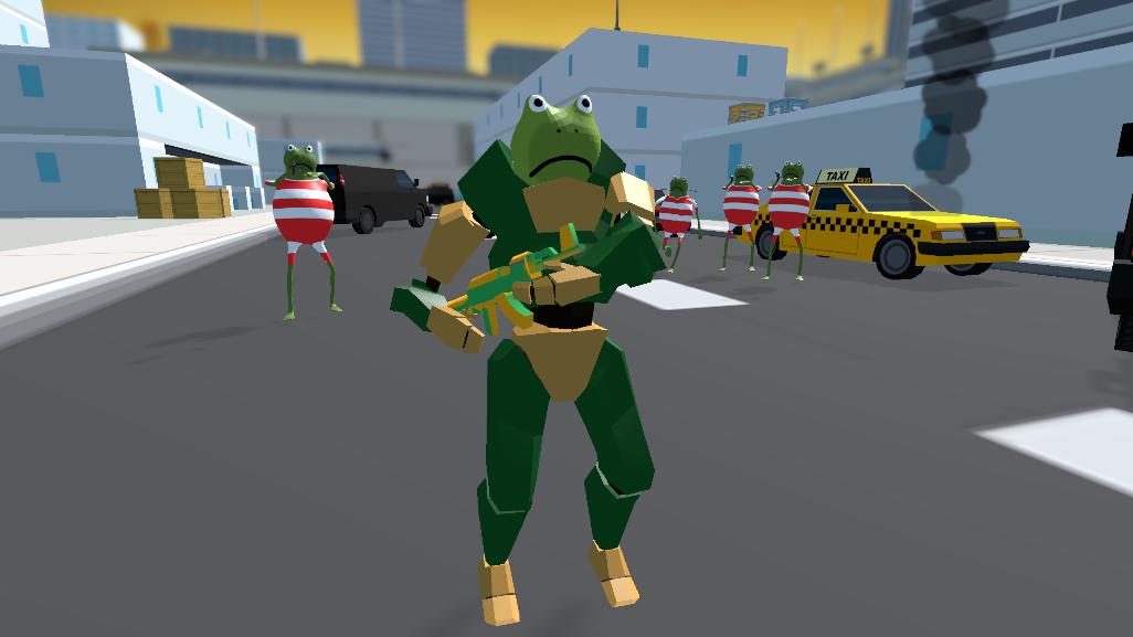 The Amazing Robot Frog
