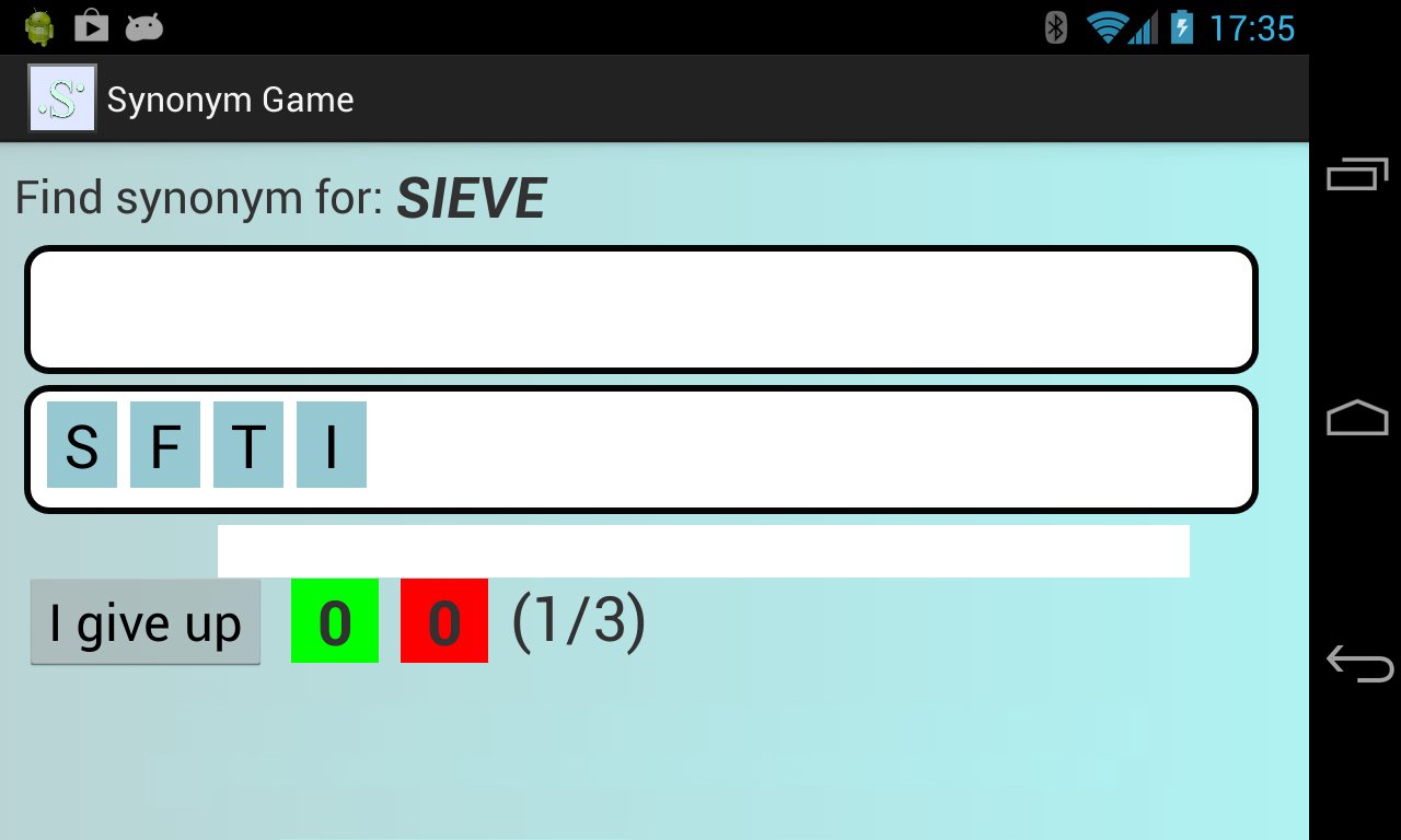 Synonym Game