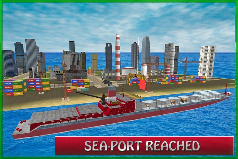 Animal Transport Cargo Ship
