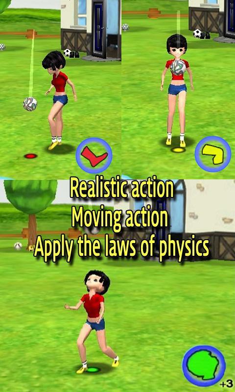 Real 3D Football Juggling