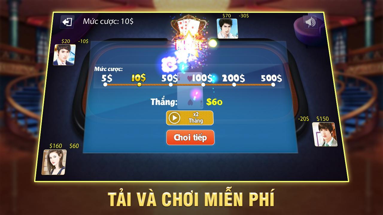 Tien len mien nam - Game Danh bai BigKool
