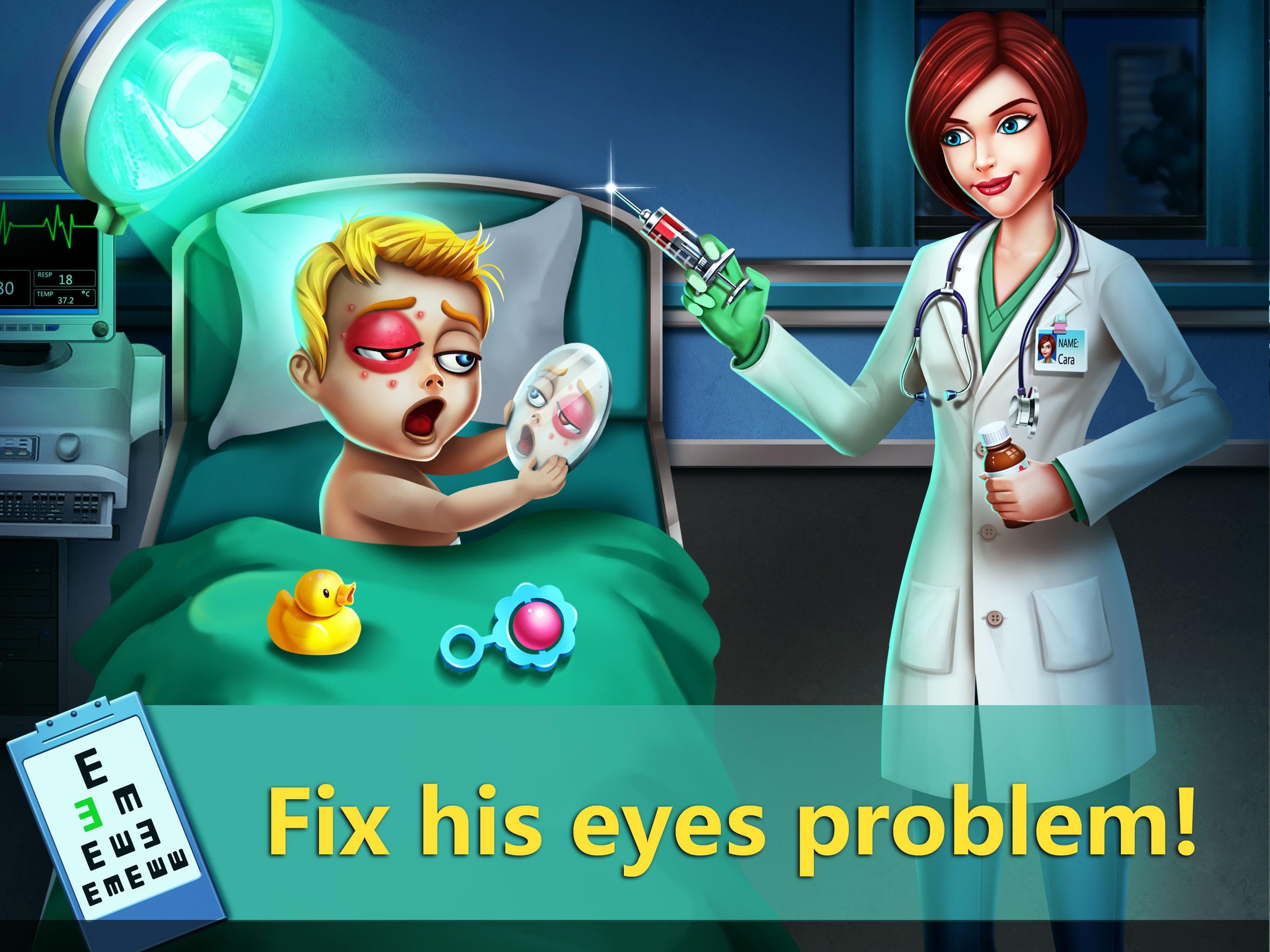 Super Doctor 4 - Eye Doctor Hospital Game