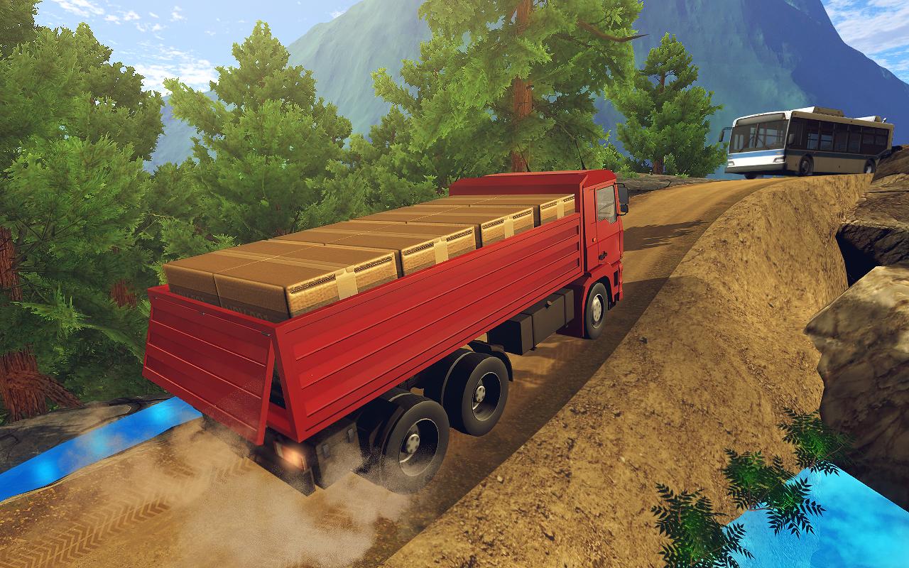 Truck Driver Cargo Delivery