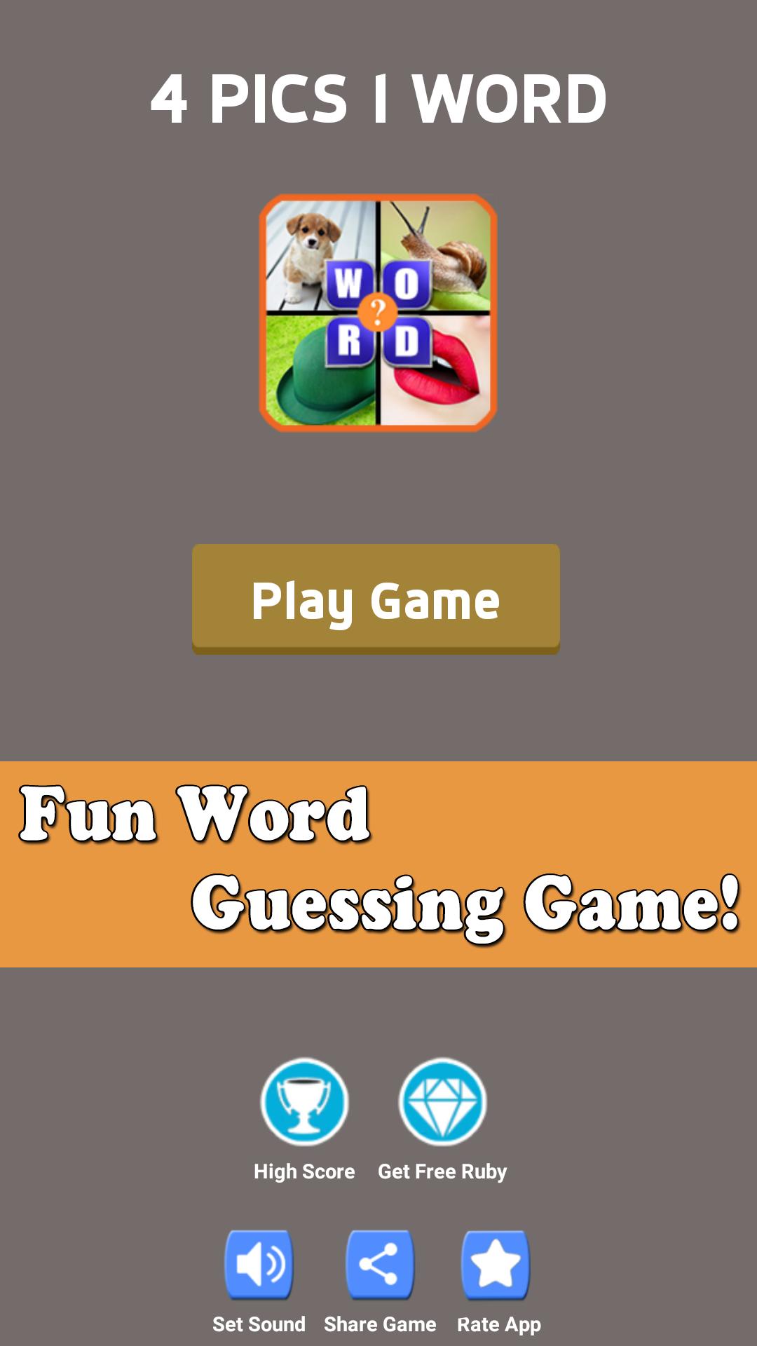 What The Word - 4 Pics 1 Word - Fun Word Guessing