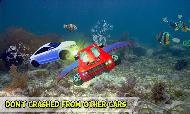 Floating Under Water Car 3d