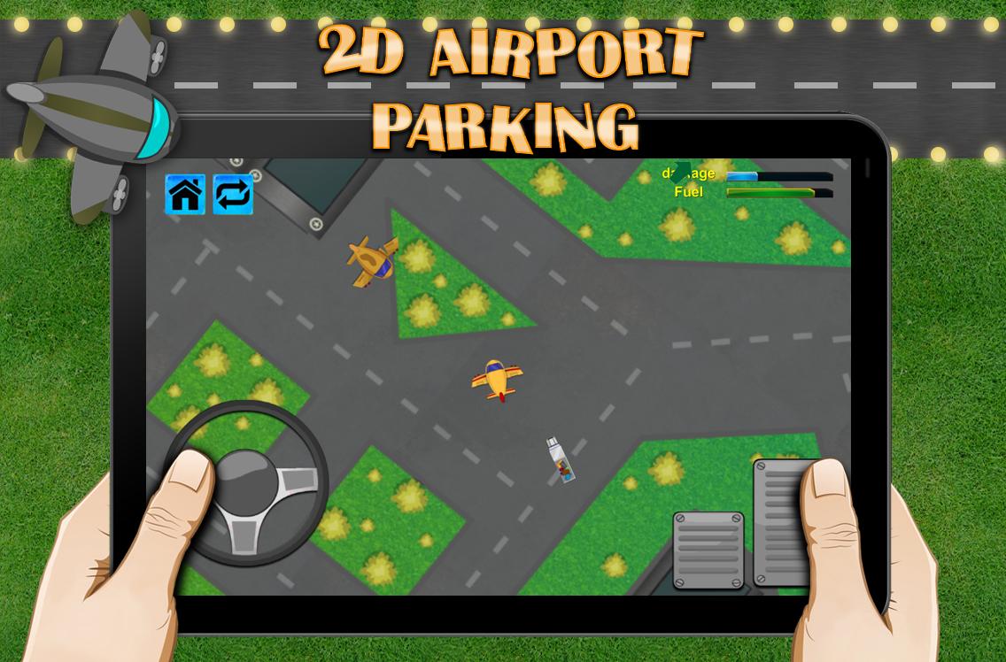 2D Airport Airplanes Parking