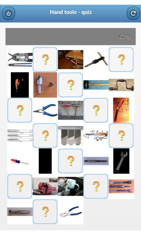 Hand tools - quiz